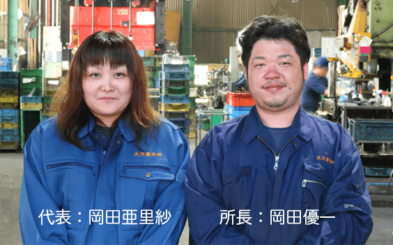 代表：岡田亜里沙 所長：岡田優一